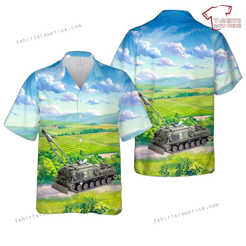 US Army M88 Heavy Recover Tank Vietnam war Hawaiian Shirt US Army M88 Heavy Recover Tank Vietnam war Hawaiian Shirt 1