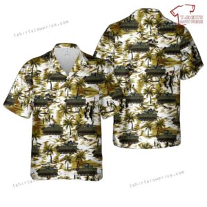 US Army M113A1 ACAV with a M40 105 mm recoiless gun in Vietnam Hawaiian Shirt