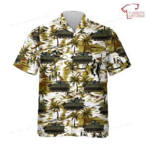 US Army M113A1 ACAV with a M40 105 mm recoiless gun in Vietnam Hawaiian Shirt