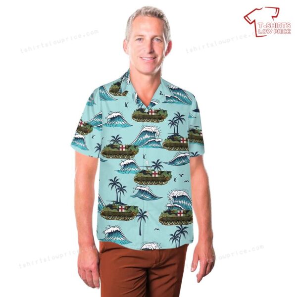 US Army M113A2 ambulance, 1980s Hawaiian Shirt US Army M113A2 ambulance, 1980s Hawaiian Shirt