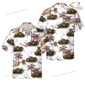 US Army M113A3 Operation Desert Storm 1991 Hawaiian Shirt