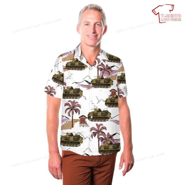US Army M113A3 Operation Desert Storm 1991 Hawaiian Shirt