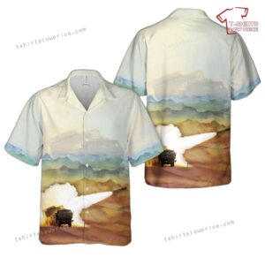 US Army M142 HIMARS 5th Battalion, 113th Field Artillery Regiment Of North Carolina Army National Guard Hawaiian Shirt