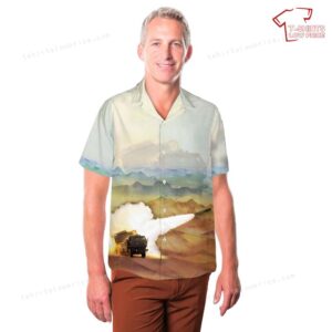 US Army M142 HIMARS 5th Battalion 113th Field Artillery Regiment Of North Carolina Army National Guard Hawaiian Shirt 3