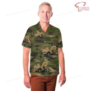 US Army M142 HIMARS Desert Hawaiian Shirt 3