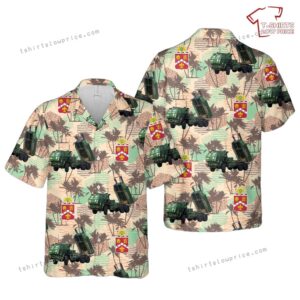 US Army M142 HIMARS Of 5th Battalion, 3rd Field Artillery Regiment, 17th Field Artillery Brigade Hawaiian Shirt