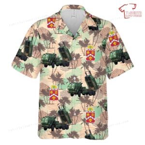 US Army M142 HIMARS Of 5th Battalion, 3rd Field Artillery Regiment, 17th Field Artillery Brigade Hawaiian Shirt
