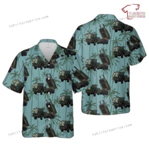 US Army M142 HIMARS Of 17th Field Artillery Brigade Hawaiian Shirt