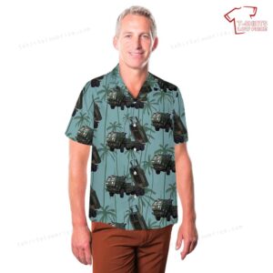 US Army M142 HIMARS Of 17th Field Artillery Brigade Hawaiian Shirt 3