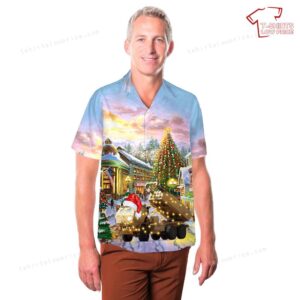 US Army M142 HIMARS Of 75th Field Artillery Brigade Christmas Hawaiian Shirt 3