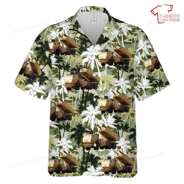 US Army M142 HIMARS Of 75th Field Artillery Brigade Hawaiian Shirt