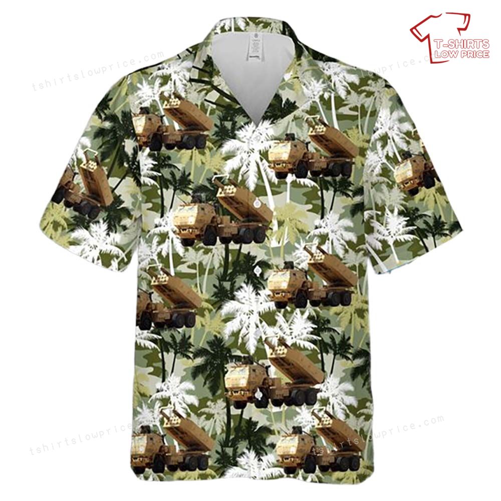 US Army M142 HIMARS Of 75th Field Artillery Brigade Hawaiian Shirt 2 US Army M142 HIMARS Of 75th Field Artillery Brigade Hawaiian Shirt 2