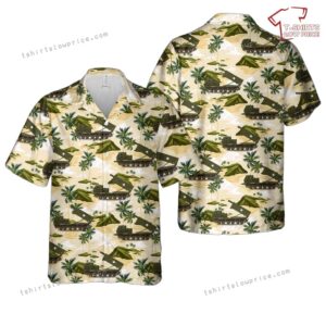 US Army M270 MLRS in 1982, early testings Hawaiian Shirt