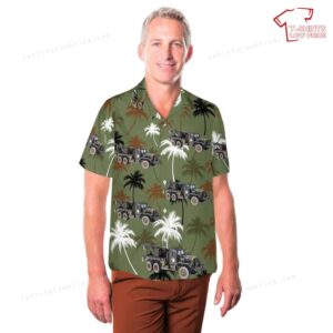 US Army M534 Medium Wrecker Hawaiian Shirt 3