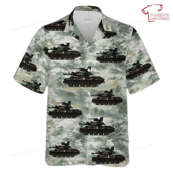US Army M551A1, 82d Airborne Division early 1990s Hawaiian Shirt US Army M551A1, 82d Airborne Division early 1990s Hawaiian Shirt