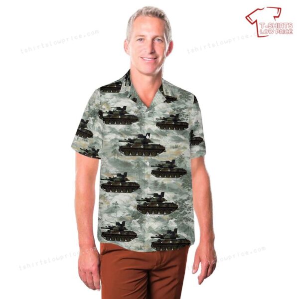 US Army M551A1, 82d Airborne Division early 1990s Hawaiian Shirt US Army M551A1, 82d Airborne Division early 1990s Hawaiian Shirt