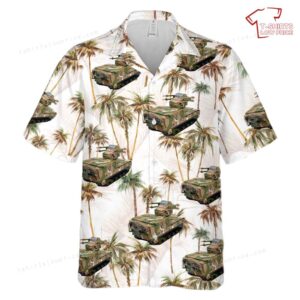 US Army M730A1 Guided Missile Equipment Carrier Chaparral M730-50MEGS Hawaiian Shirt