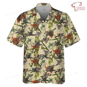 US Army M777 Howitzer Pocket Hawaiian Shirt