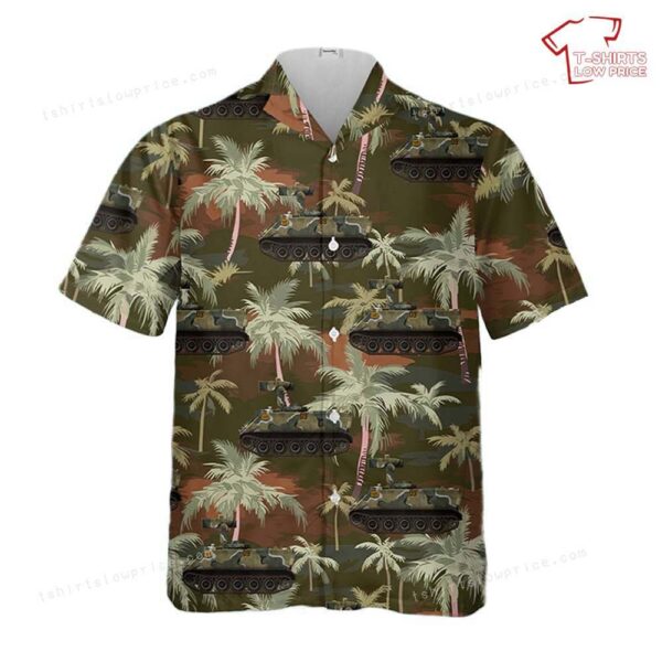 US Army M901A1 Hammer TOW launcher Tank Hunter Hawaiian Shirt US Army M901A1 Hammer TOW launcher Tank Hunter Hawaiian Shirt