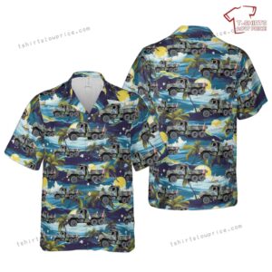 US Army M929 5-ton 6×6 Hawaiian Shirt US Army M929 5-ton 6×6 Hawaiian Shirt