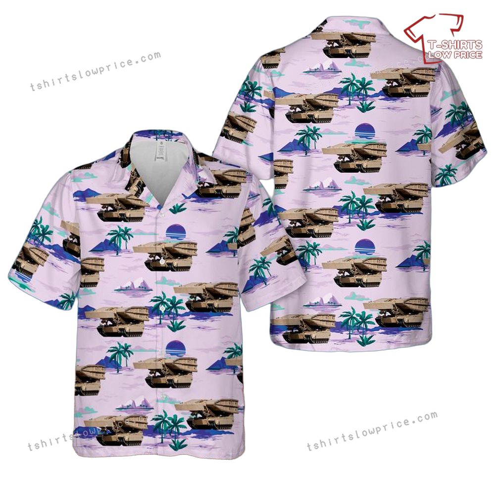 US Army M1074 Joint Assault Bridge System Hawaiian Shirt US Army M1074 Joint Assault Bridge System Hawaiian Shirt 1