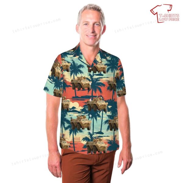 US Army M-1117 , 3rd Platoon, 385th MP Battalion, 3rd Infantry Division Hawaiian Shirt US Army M-1117 , 3rd Platoon, 385th MP Battalion, 3rd Infantry Division Hawaiian Shirt