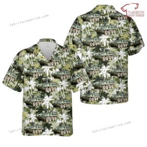 US Army M1130 Stryker Command Vehicle Hawaiian Shirt US Army M1130 Stryker Command Vehicle Hawaiian Shirt