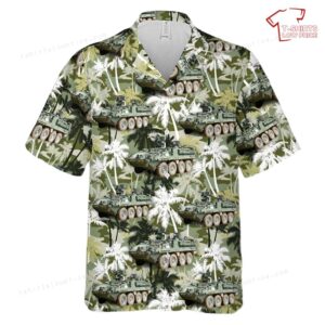 US Army M1130 Stryker Command Vehicle Hawaiian Shirt