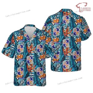 US Army Maryland Army National Guard 58th Expeditionary Military Intelligence Brigade Hawaiian Shirt US Army Maryland Army National Guard 58th Expeditionary Military Intelligence Brigade Hawaiian Shirt