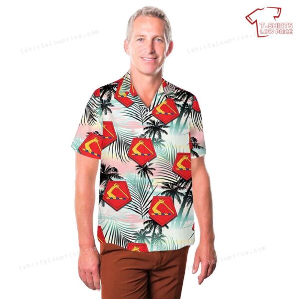 US Army Massachusetts Army National Guard Hawaiian Shirt US Army Massachusetts Army National Guard Hawaiian Shirt
