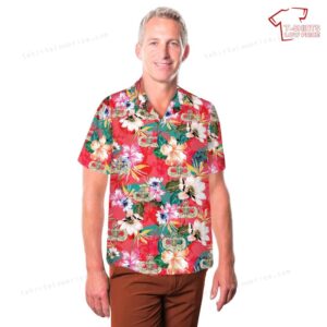 US Army Master Airborne w Crossed Arrow Dagger Hawaiian Shirt 3