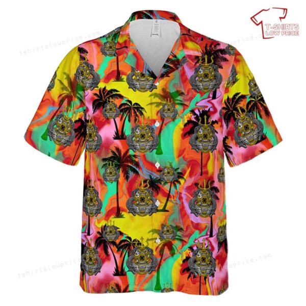 US Army Master Diver Badge Hawaiian Shirt US Army Master Diver Badge Hawaiian Shirt