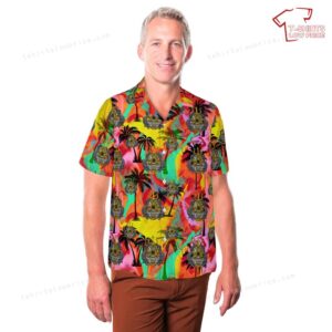 US Army Master Diver Badge Hawaiian Shirt 3