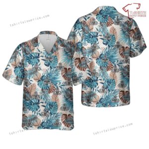 US Army Master Jump Wings with 3 Combat stars Hawaiian Shirt US Army Master Jump Wings with 3 Combat stars Hawaiian Shirt