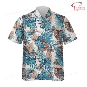 US Army Master Jump Wings with 3 Combat stars Hawaiian Shirt