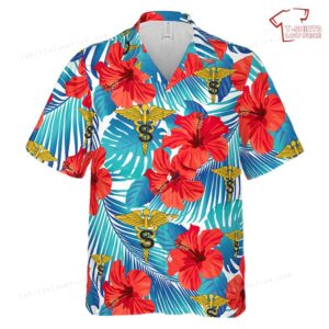 US Army Medical Specialist Corps Branch Hawaiian Shirt