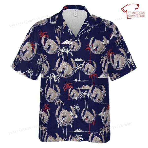 US Army Military Horseman Identification Badge Hawaiian Shirt