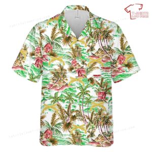 US Army Military Police Corps (USAMPC) Branch insignia Hawaiian Shirt