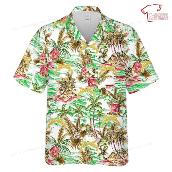 US Army Military Police Corps (USAMPC) Branch insignia Hawaiian Shirt