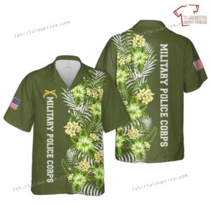 US Army Military Police Corps (USAMPC) Hawaiian Shirt