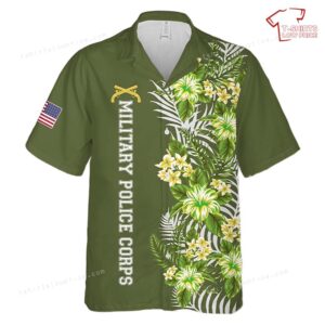 US Army Military Police Corps (USAMPC) Hawaiian Shirt
