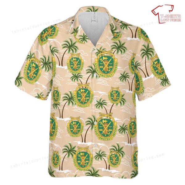 US Army Military Police Regimental Crest Hawaiian Shirt