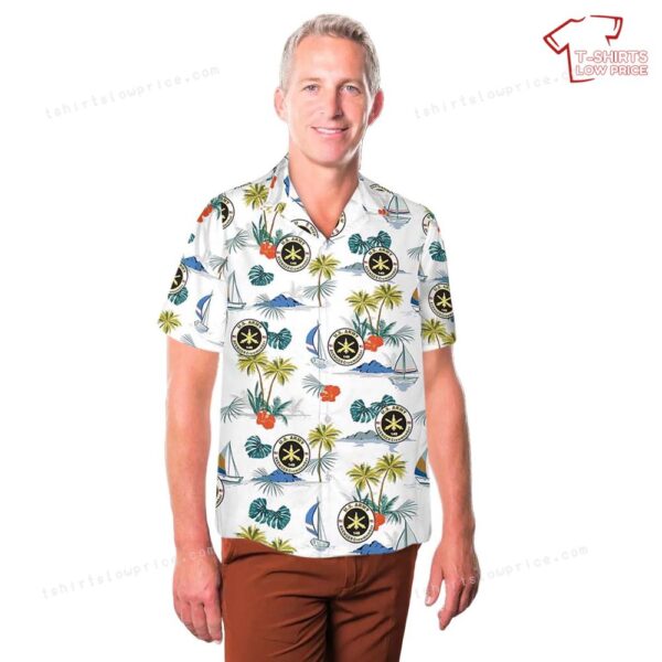 US Army MOS 14S AVENGER Crewmember Hawaiian Shirt