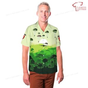 US Army National Airborne Day 2024 4th Brigade Combat Team Airborne 25th Infantry Division Hawaiian Shirt 3