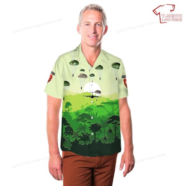US Army National Airborne Day 2024, 4th Brigade Combat Team (Airborne) 25th Infantry Division Hawaiian Shirt US Army National Airborne Day 2024, 4th Brigade Combat Team (Airborne) 25th Infantry Division Hawaiian Shirt