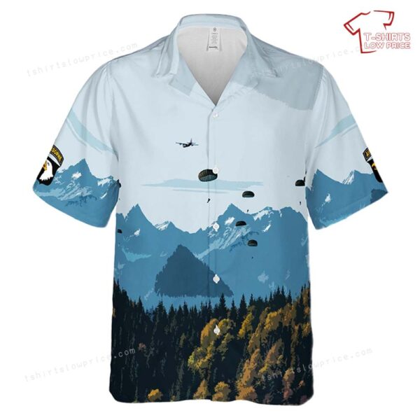 US Army National Airborne Day 2024, 101st Airborne Division Hawaiian Shirt US Army National Airborne Day 2024, 101st Airborne Division Hawaiian Shirt