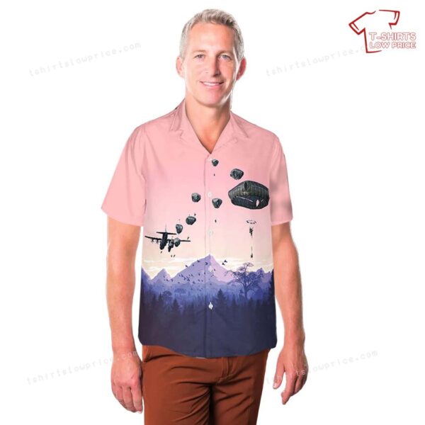 US Army National Airborne Day 2024, 173d Airborne Brigade Hawaiian Shirt US Army National Airborne Day 2024, 173d Airborne Brigade Hawaiian Shirt