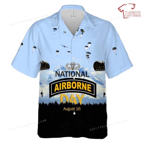 US Army National Airborne Day Hawaiian Shirt US Army National Airborne Day Hawaiian Shirt