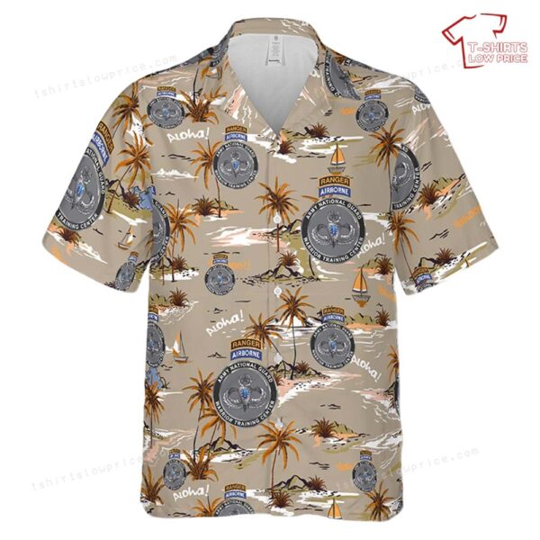 US Army National Guard Warrior Training Center Brigade Hawaiian Shirt