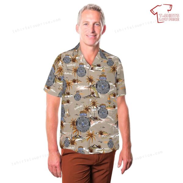 US Army National Guard Warrior Training Center Brigade Hawaiian Shirt
